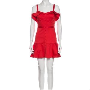 ALEXIS Square Neckline Mini Dress